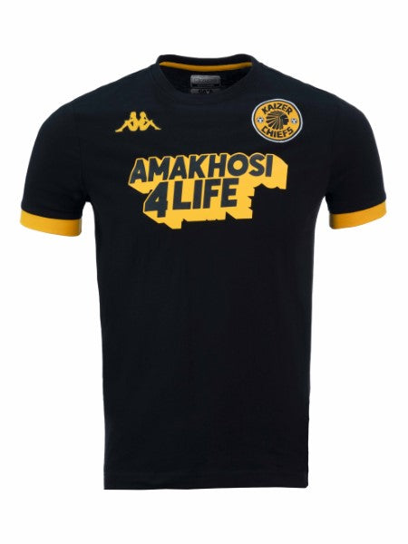 Amakhosi Tee - Black/Yellow