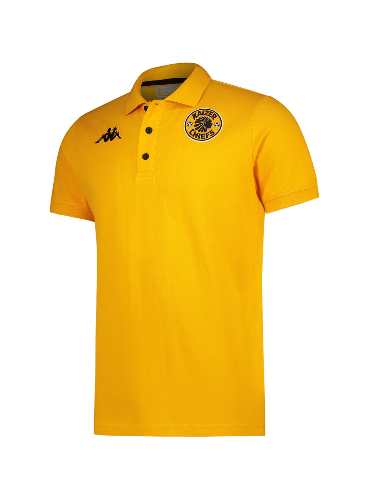 Kappa Kaizer Chiefs Mens Eroi Polo Black