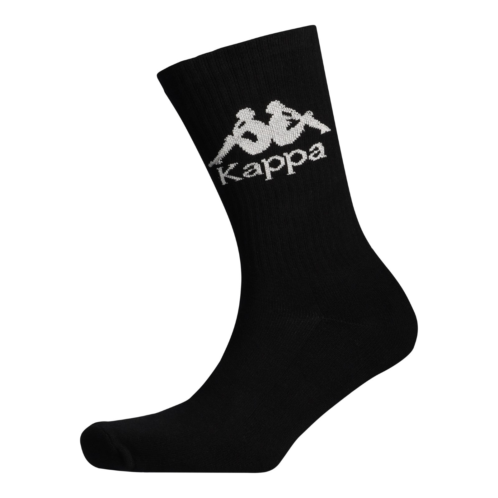 2Pk Ankle Socks - Black White